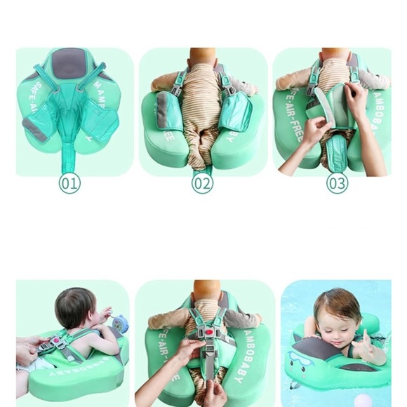 Mambobaby Safe Air Free Baby Swim Float Non-inflatable Pool Float - Picture 12 of 14
